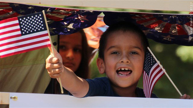 aptos, world's shortest parade, 4th of july, parade