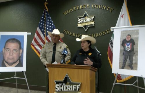Monterey County Sheriff Tina Nieto and Commander Andres Rosas