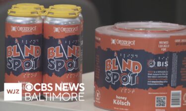 A group of engineering students at Johns Hopkins University put their invention skills to work and delivered by building a printer that can add braille to beer labels.