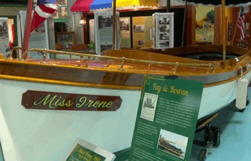 The Legacy of Lakes Museum is one of the largest boat museums in the entire country.