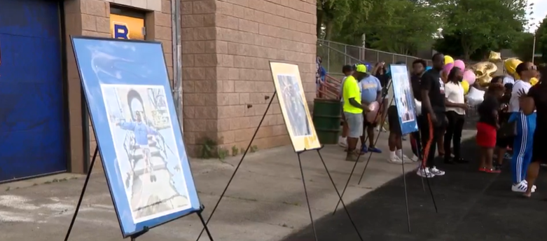<i>WISN via CNN Newsource</i><br/>A balloon release vigil was held at Rufus King High School in Milwaukee to honor Nate White