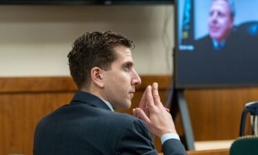 Bryan Kohberger listens to arguments during a hearing to overturn his grand jury indictment in Moscow