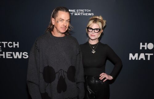 Sid Wilson (left) and Kelly Osbourne are pictured in Los Angeles in November 2024.