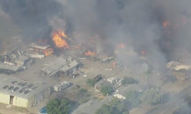Several explosions at a fireworks warehouse resulted in a fire in Northern California's Yolo County
