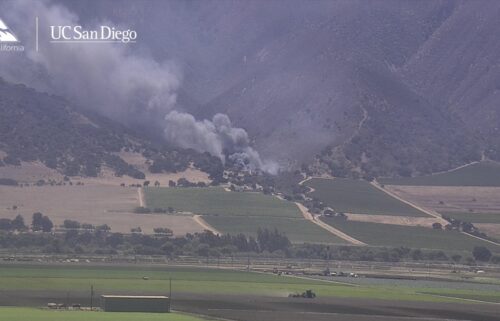 vegetation fire, river road, salinas