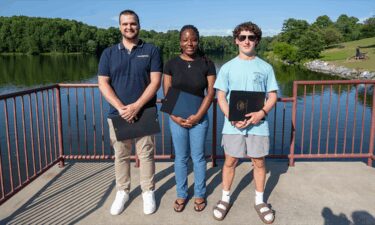 A group of three people were honored in Howard County after a rescue from Centennial Lake back in June.