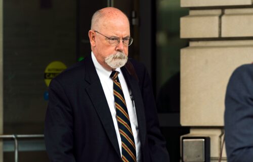 Special counsel John Durham leaves federal court in Washington