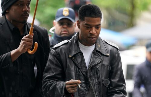 Kid Cudi arrives to testify at the Sean "Diddy" Combs' trial in Manhattan on May 22.