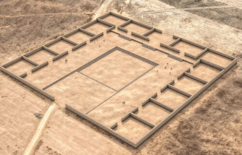 The newly discovered temple complex is located southeast of Lake Titicaca