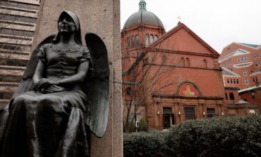 The Roman Catholic Cathedral of St. Matthew the Apostle is seen in Washington