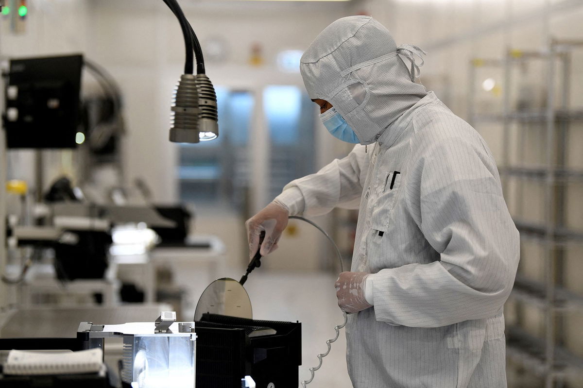 <i>Fabian Bimmer/Reuters via CNN Newsource</i><br/>The production line of semiconductor company Nexperia
